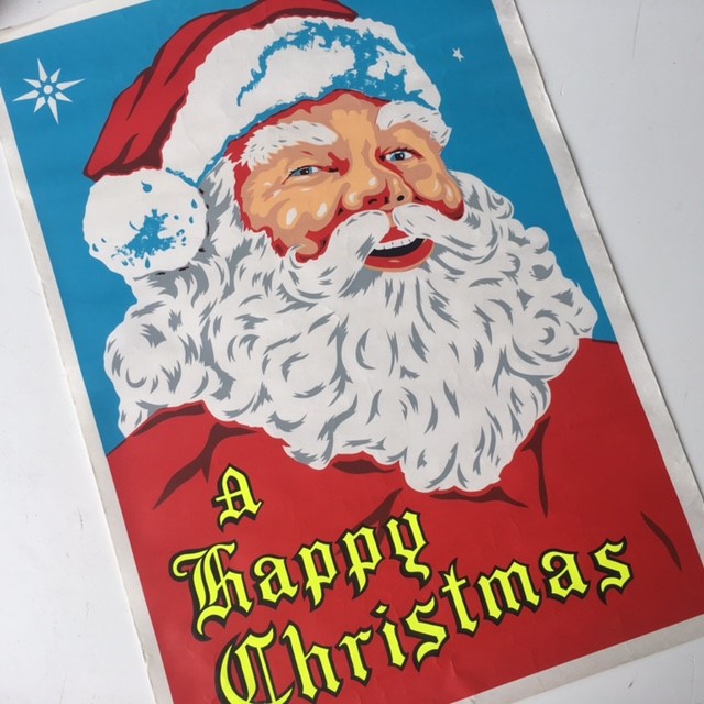 CHRISTMAS POSTER, A Happy Christmas - 50cm x 70cm